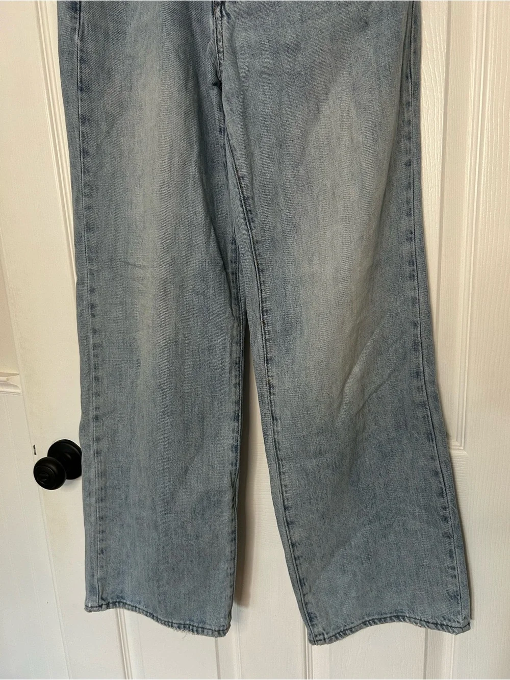 Pistola Bobbie Wide Leg Crossover Jeans - Picture 11 of 16
